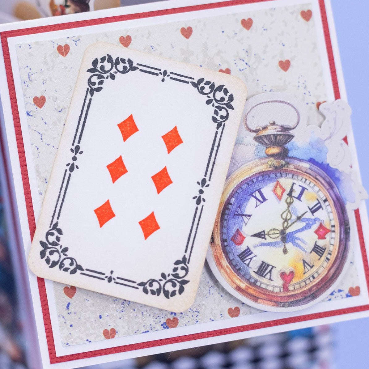 Crafter's Companion Playing Cards Clear Stamps cc-tow-stp-pcar Storybook Card