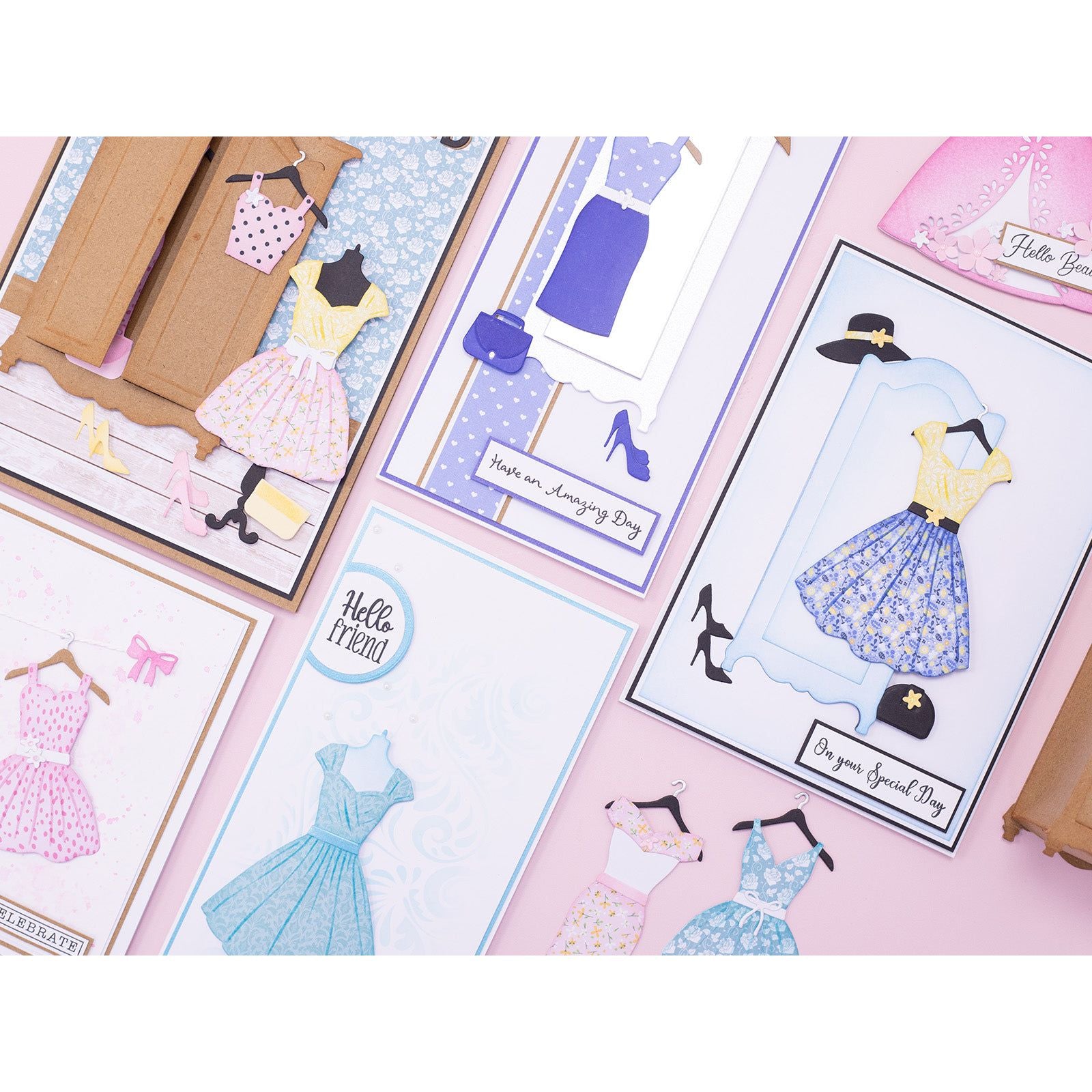 Crafter's Companion Pretty Prints 6 x 6 Paper Pad cc-pad6-prepr Fashion Cards