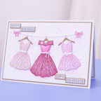 Crafter's Companion Pretty Prints 6 x 6 Paper Pad cc-pad6-prepr Happy Birthday Card