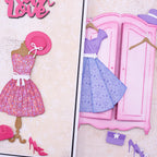 Crafter's Companion Pretty Prints 6 x 6 Paper Pad cc-pad6-prepr Pretty Dress Card