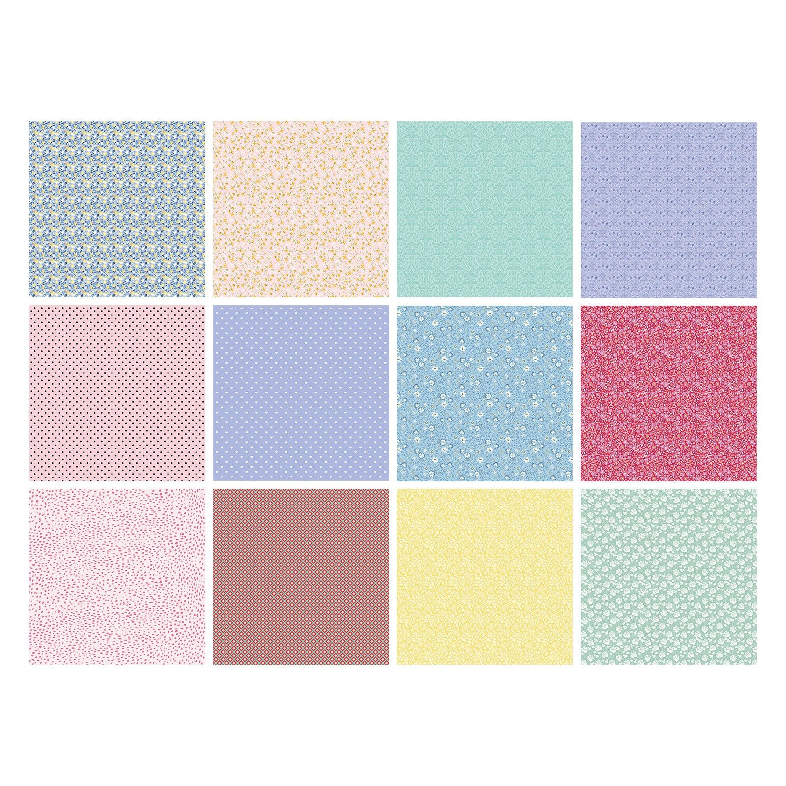 Crafter's Companion Pretty Prints 6 x 6 Paper Pad cc-pad6-prepr Swatch Images