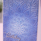 Crafter's Companion Radiant Mandala 3D Embossing Folder cc-3d-ef5-rama Birthday Card