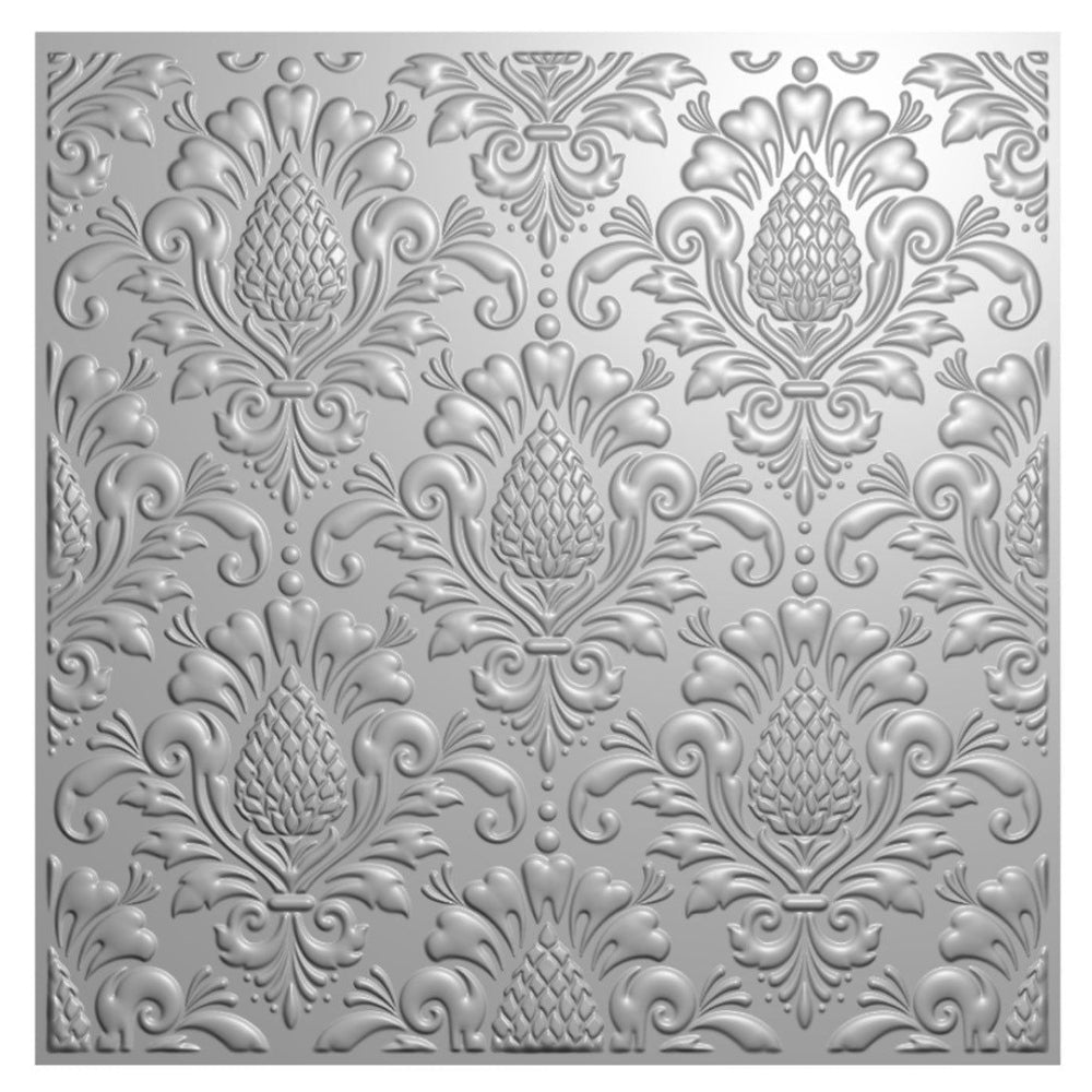Crafter's Companion Regal Damask 3D Embossing Folder cc-3d-ef5.5-reda