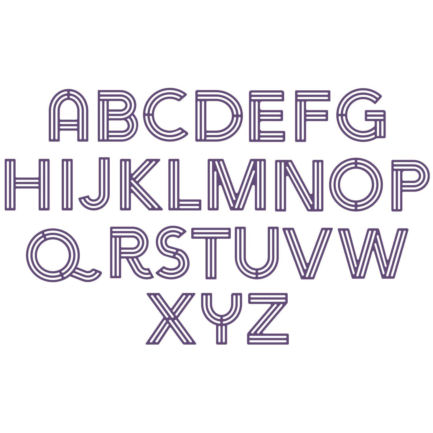 Crafter's Companion Retro Alphabet Dies cc-md-retro-alp