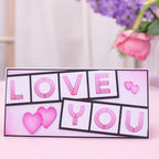 Crafter's Companion Retro Alphabet Dies cc-md-retro-alp Valentine Card