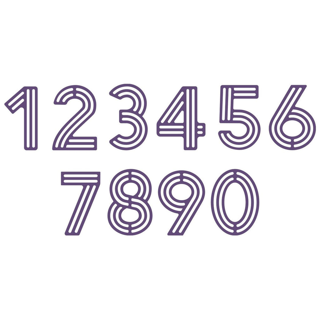 Crafter's Companion Retro Numbers Dies cc-md-retro-num