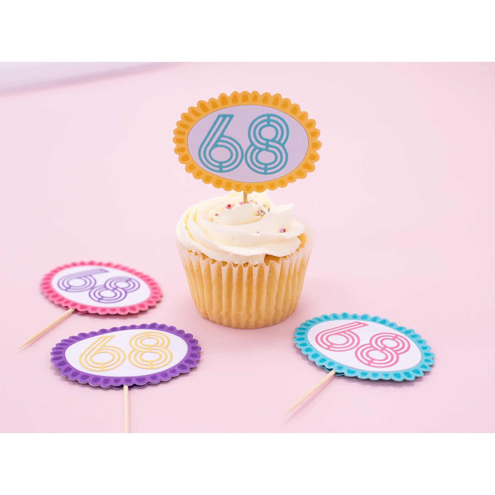 Crafter's Companion Retro Numbers Dies cc-md-retro-num Cake Decoration