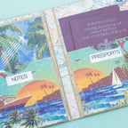 Crafter's Companion Retro Vacay 6 x 6 Paper Pad cc-rv-pad6 Notes Passports Booklet