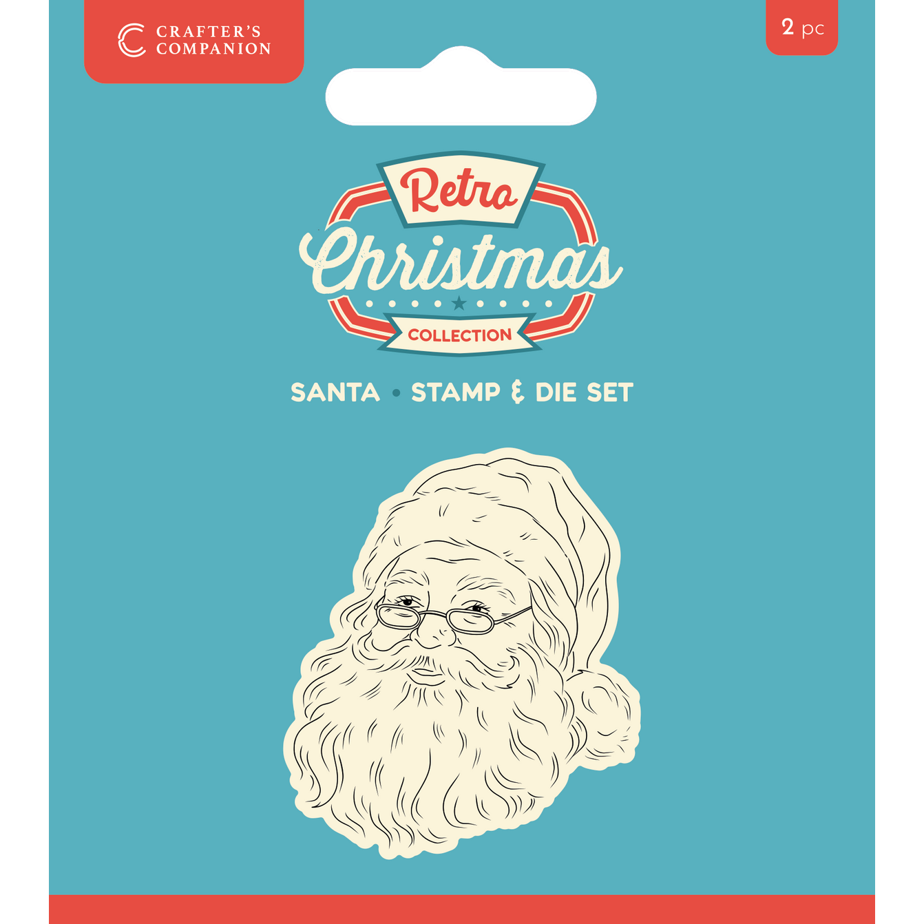 Crafter's Companion Santa Clear Stamp And Die cc-rc-std-san