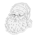 Crafter's Companion Santa Clear Stamp And Die cc-rc-std-san Product Image