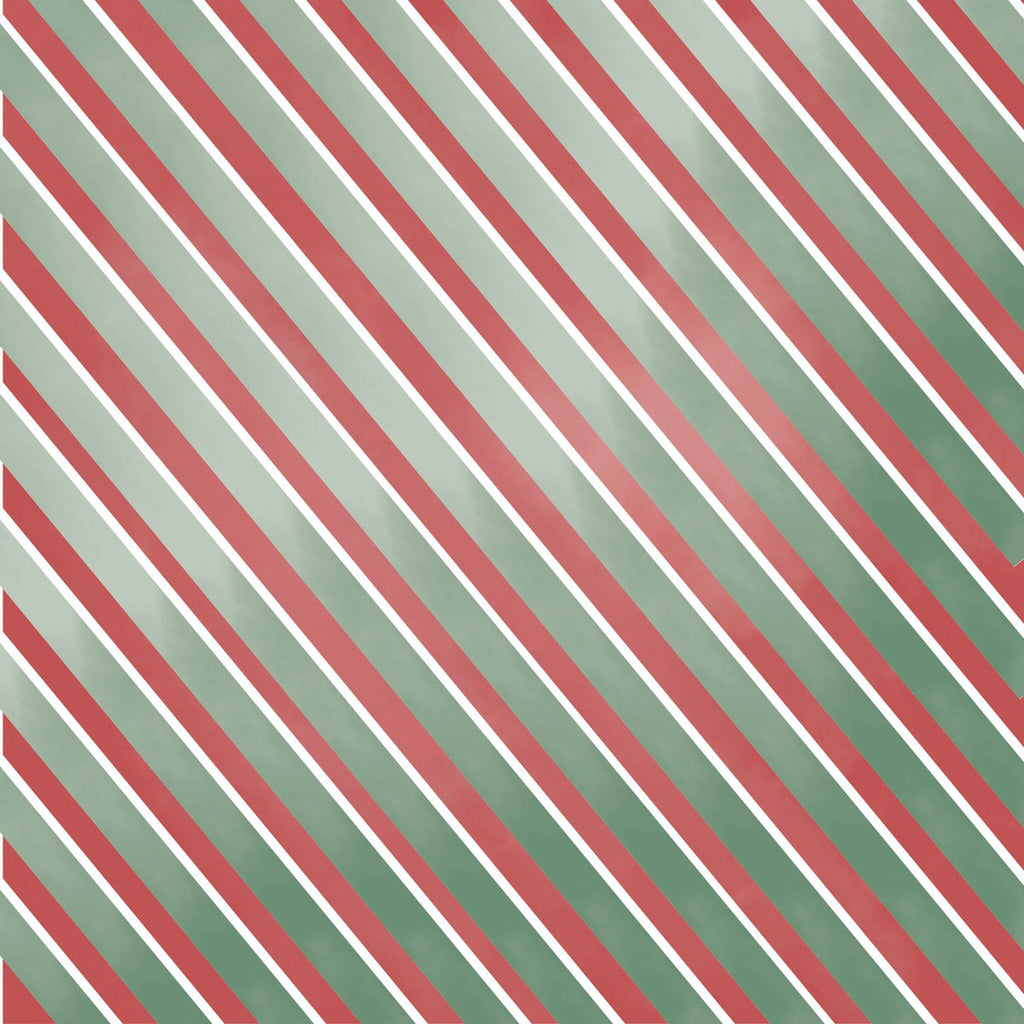 Crafter's Companion Santa Paws 6 x 6 Paper Pad cc-sp-pad6 Christmas Stripes