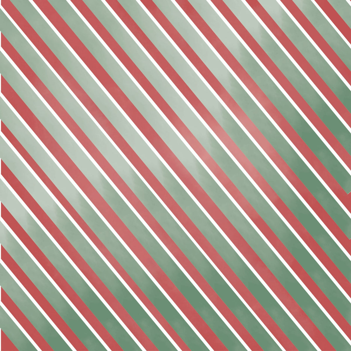 Crafter's Companion Santa Paws 6 x 6 Paper Pad cc-sp-pad6 Christmas Stripes