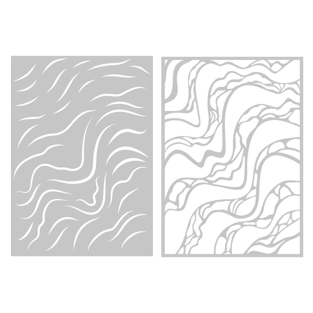 Crafter's Companion Sea And Sand Stencils cc-rv-sten-sesa Detailed Product Image