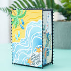 Crafter's Companion Sea And Sand Stencils cc-rv-sten-sesa Make Memories All Over The World Card
