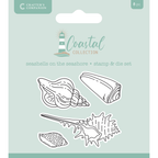 Crafter's Companion Seashells On The Seashore Stamps And Dies cc-co-std-ssss