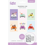 Crafter's Companion Seasonal Car Clear Stamps And Dies cc-std-seca