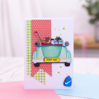 Crafter's Companion Seasonal Car Clear Stamps And Dies cc-std-seca First Day of School Card