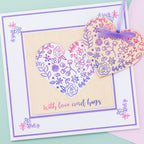Crafter's Companion Shaped Hug Token Clear Stamps And Dies cc-std-hug-tok With Love And Hugs Card