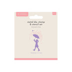 Crafter's Companion Showered In Love Stamps Dies And Stencils Set cc-md-sten-shlo