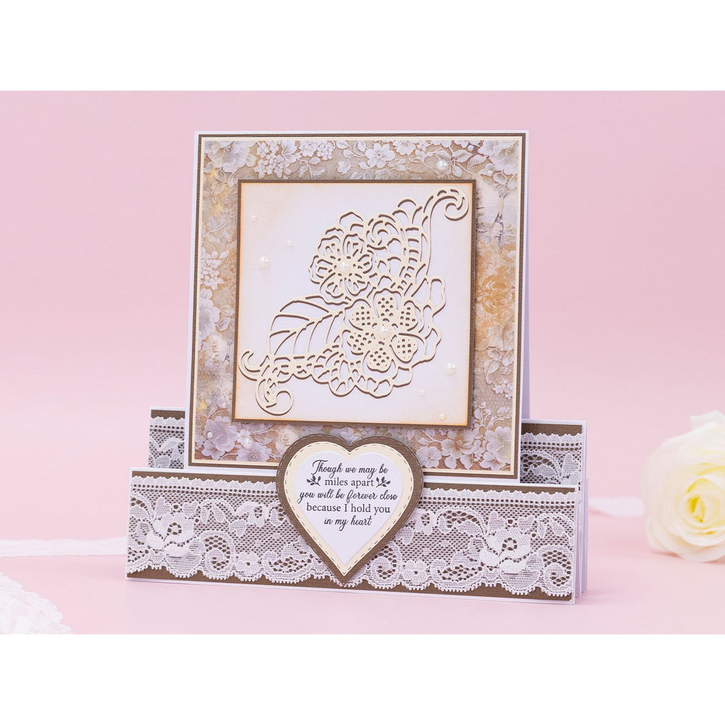 Crafter's Companion Something To Say Clear Stamps ss-al-stp-sts Miles Apart Card