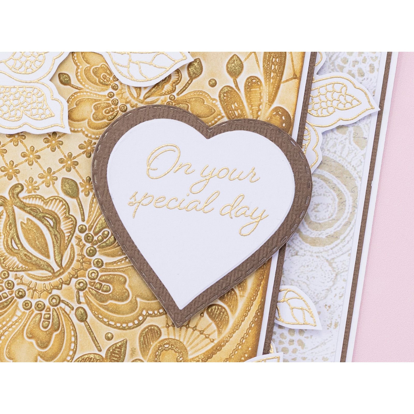 Crafter's Companion Something To Say Clear Stamps ss-al-stp-sts On Your Special Day Card
