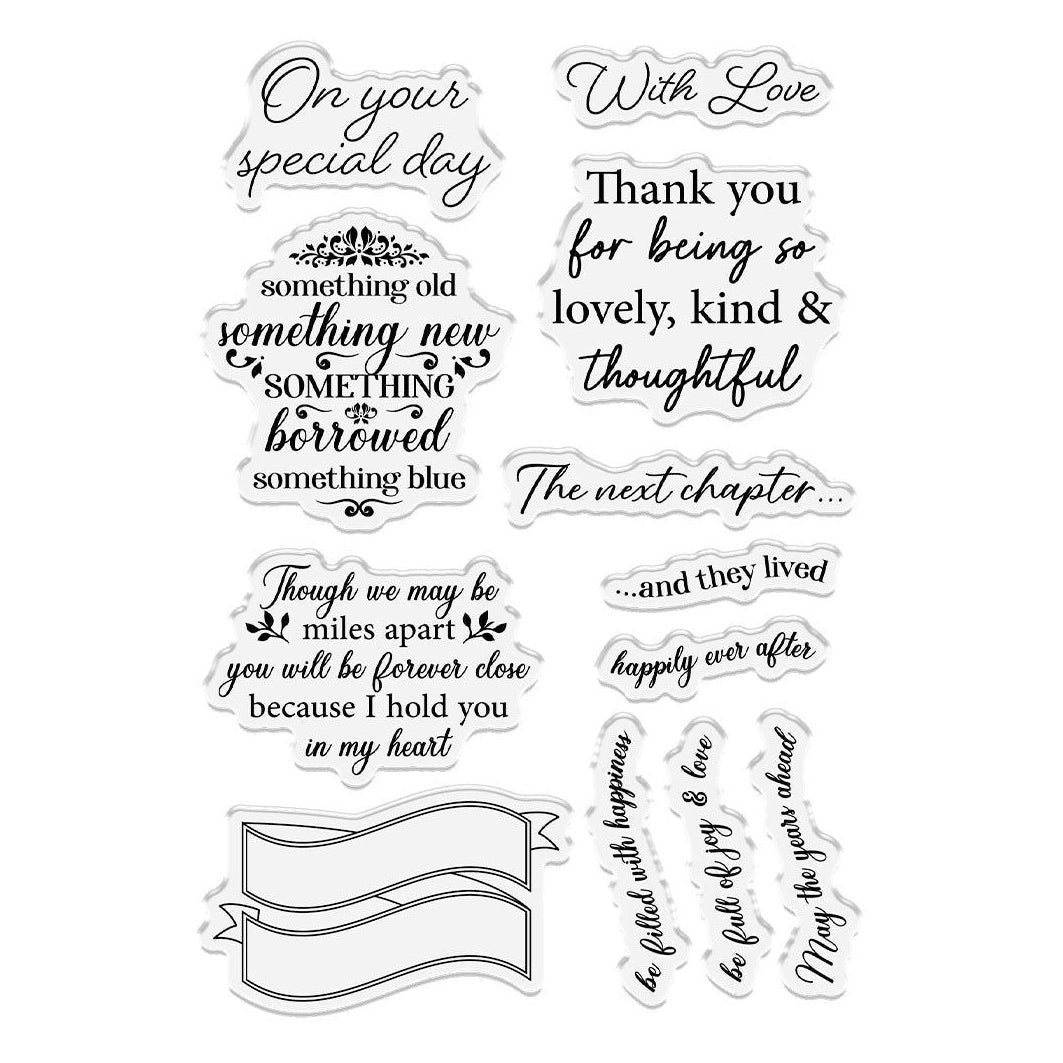 Crafter's Companion Something To Say Clear Stamps ss-al-stp-sts Sentiments