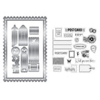 Crafter's Companion Special Delivery Stamps Dies And Stencil Set cc-rv-std-sten-spde Detailed Product View