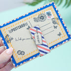 Crafter's Companion Special Delivery Stamps Dies And Stencil Set cc-rv-std-sten-spde Wish You Were Here Postcard