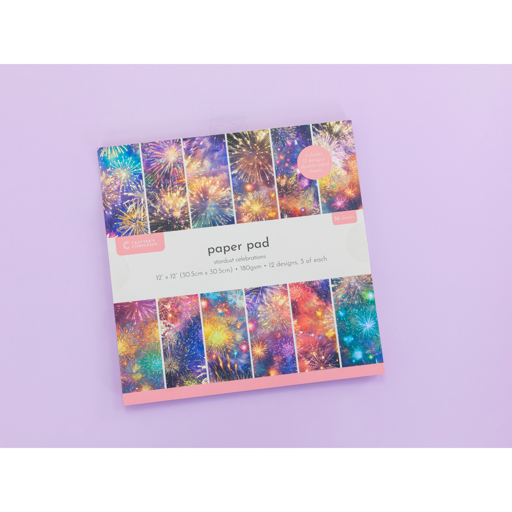 Crafter’s Companion Stardust Celebrations 12 x 12 Paper Pad cc-stce-pad12 Product Image