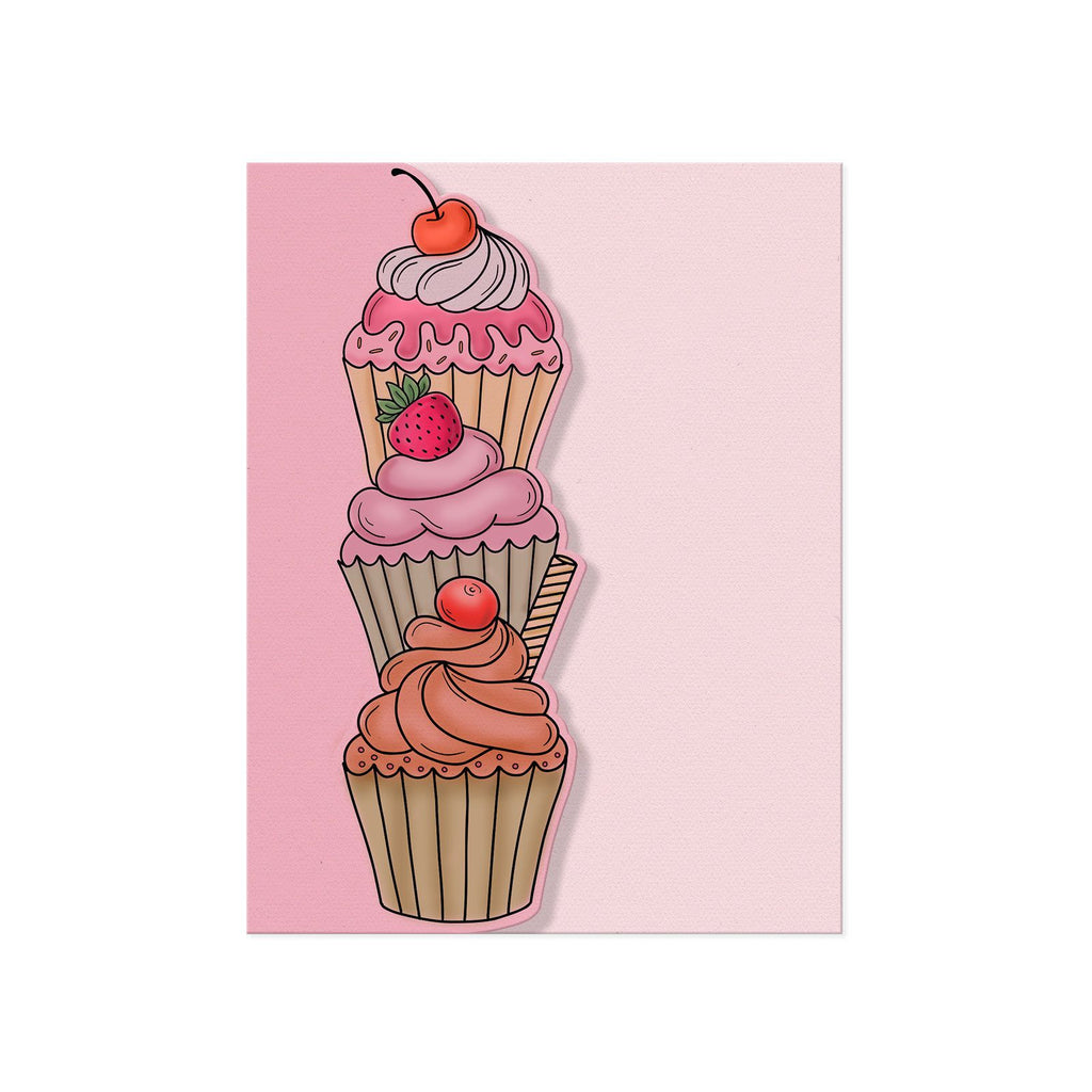 Crafter's Companion Sweet Cupcakes Stack Clear Stamp And Dies cc-std-swcu