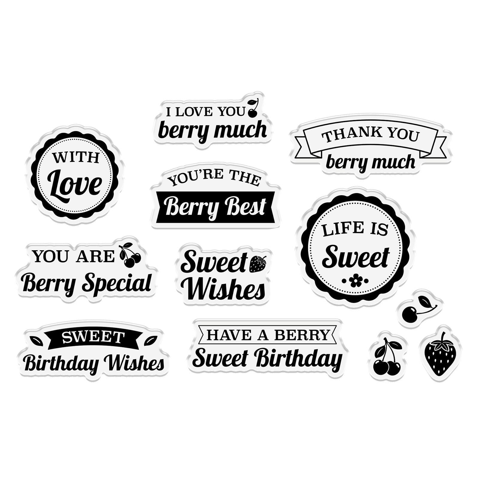 Crafter's Companion Sweet Wishes Clear Stamps ng-bb-stp-swwi