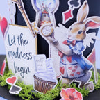 Crafter's Companion Tales Of Wonderland Ephemera cc-tow-eph Let The Madness Begin Hat