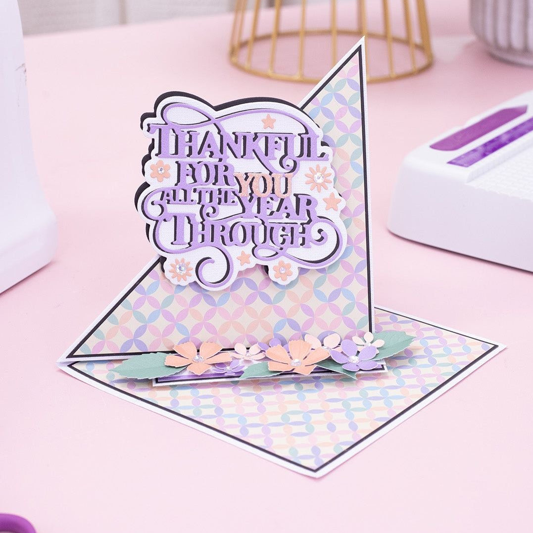 Crafter's Companion Thankful For You Dies cc-md-thank-yo 3D Card