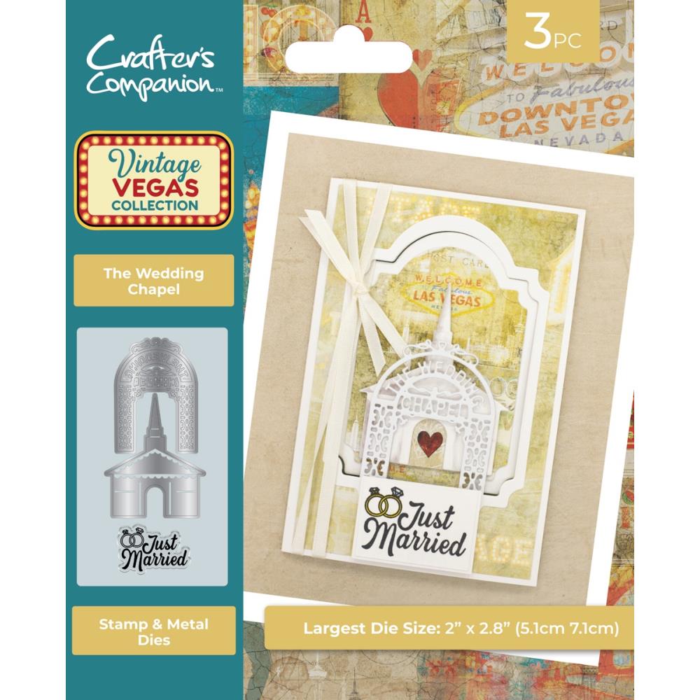 Crafter's Companion The Wedding Chapel Stamp And Dies vv-std-twc