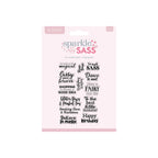 Crafter’s Companion Too Much Sass Sentiments Clear Stamps cc-ca-st-tmss