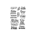 Crafter’s Companion Too Much Sass Sentiments Clear Stamps cc-ca-st-tmss Dance It Out