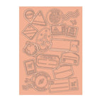 Crafter's Companion Travel Stamps 2D Embossing Folder cc-rv-ef5-letr