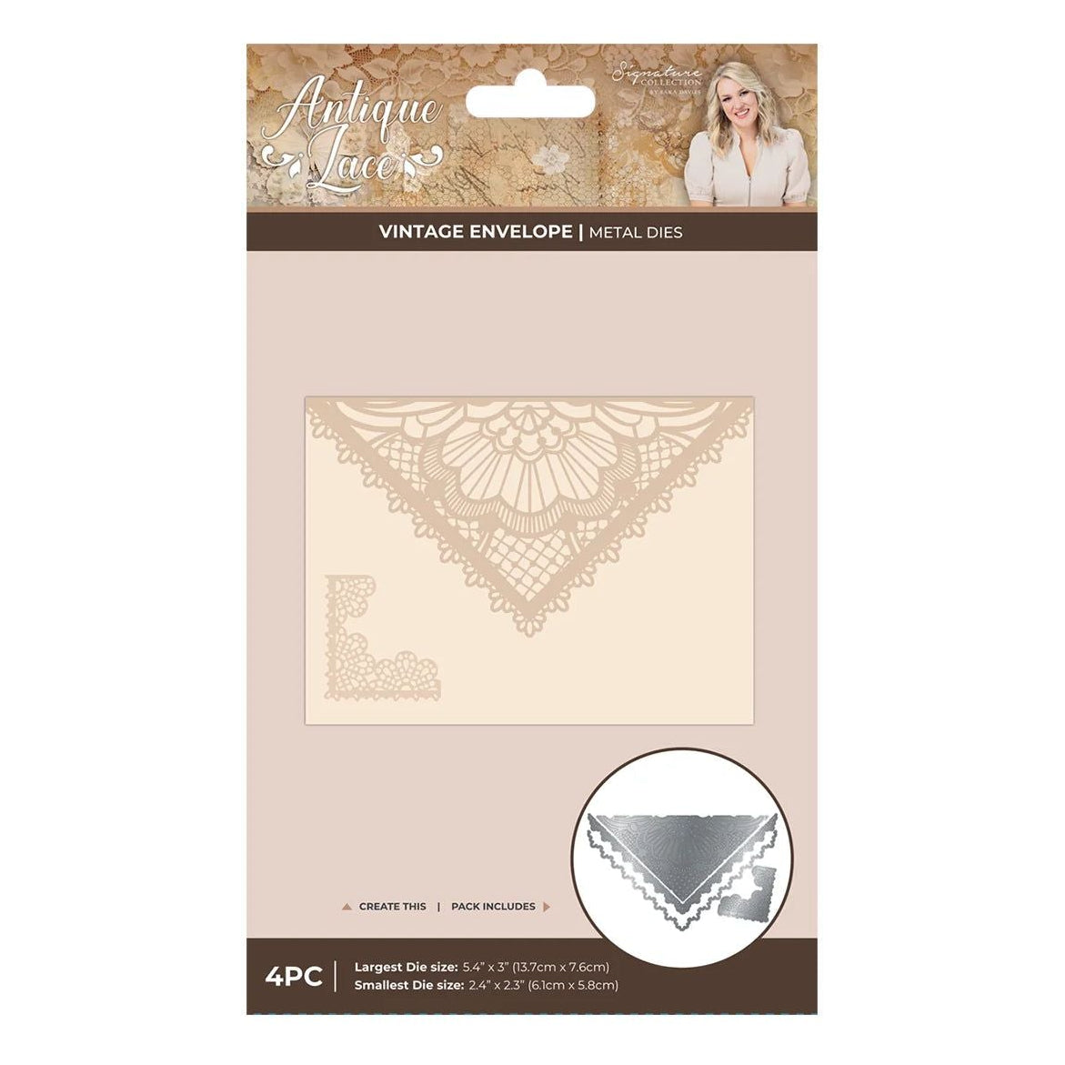 Crafter's Companion Vintage Envelope Dies ss-al-md-vinenv