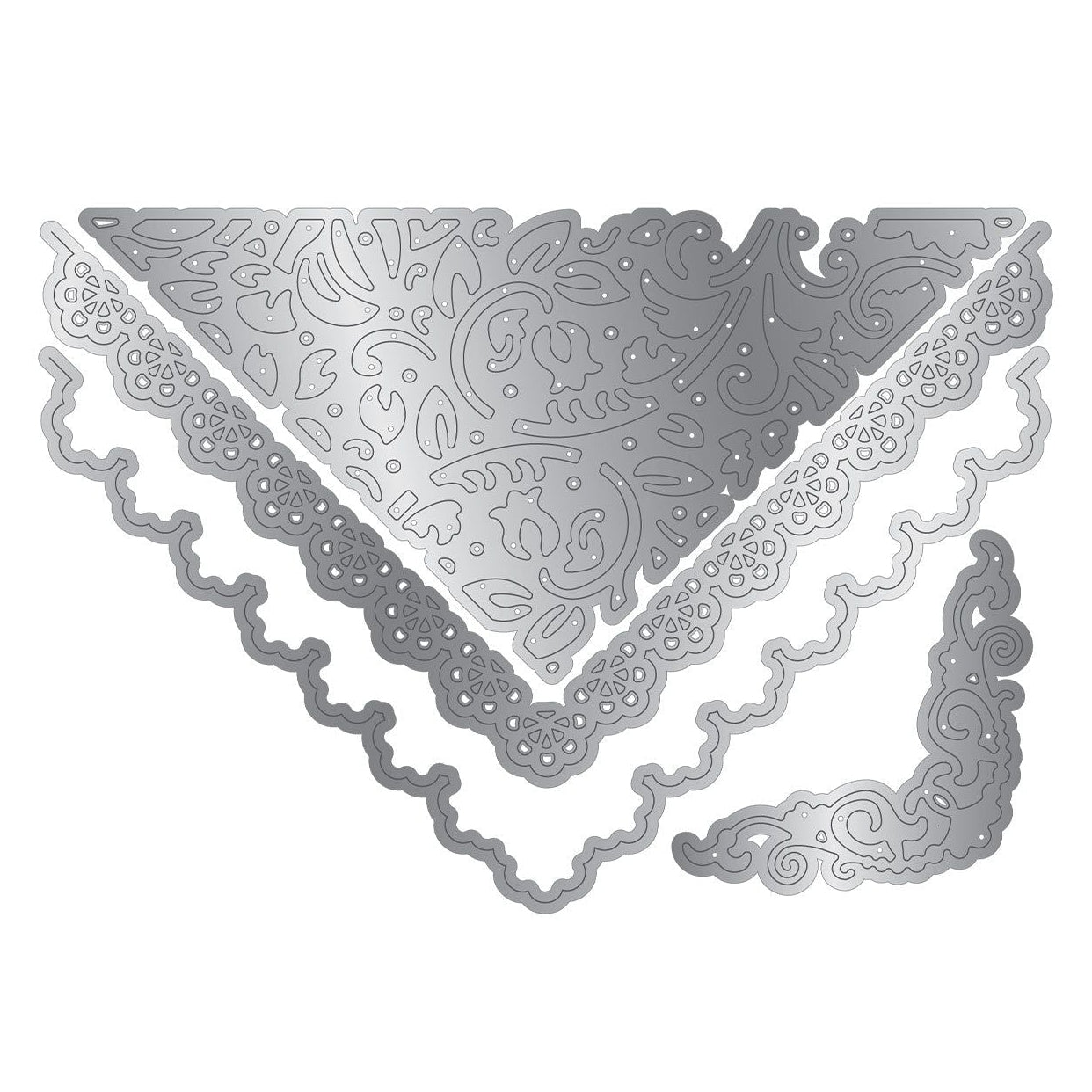 Crafter's Companion Vintage Envelope Dies ss-al-md-vinenv Detailed Image