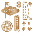 Crafter's Companion Vintage Vegas 6 x 6 Foil Transfers vv-foiltr6 Bold Vegas Graphics