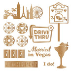 Crafter's Companion Vintage Vegas 6 x 6 Foil Transfers vv-foiltr6 Iconic Vegas Style