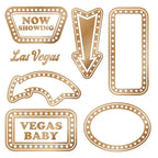 Crafter's Companion Vintage Vegas 6 x 6 Foil Transfers vv-foiltr6 Retro Vegas Style