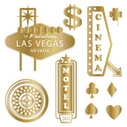 Crafter's Companion Vintage Vegas 6 x 6 Foil Transfers vv-foiltr6 Vibrant Vegas Design