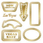 Crafter's Companion Vintage Vegas 6 x 6 Foil Transfers vv-foiltr6 Vintage Vegas Theme