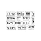 Crafter's Companion Wanderlust Stamps And Die Set cc-tgo-std-walu Encouraging Sentiments