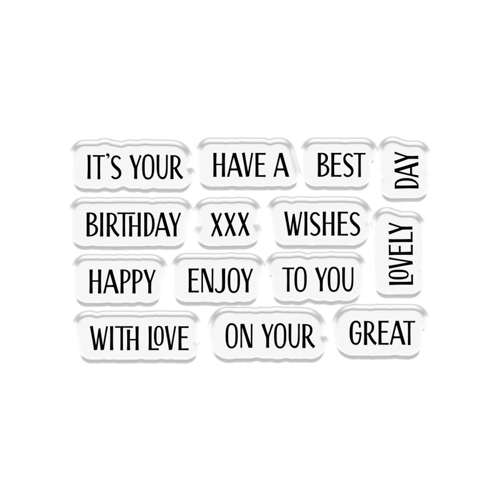 Crafter's Companion Wanderlust Stamps And Die Set cc-tgo-std-walu Encouraging Sentiments