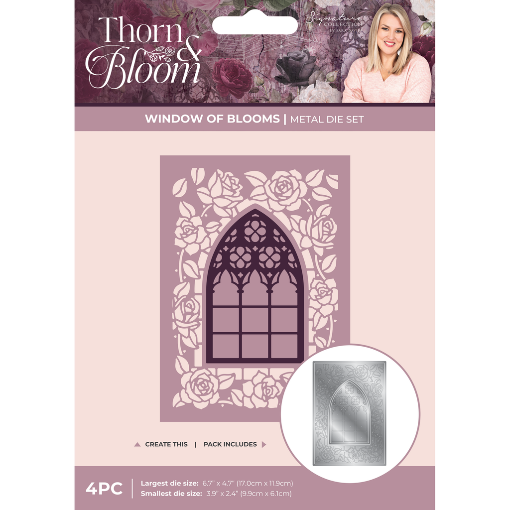 Crafter's Companion Window Of Blooms Dies ss-tb-md-cad-wibl