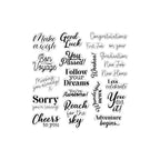 Crafter's Companion You Did It Clear Stamps cc-cgt-ca-st-ydit Positive Sentiments