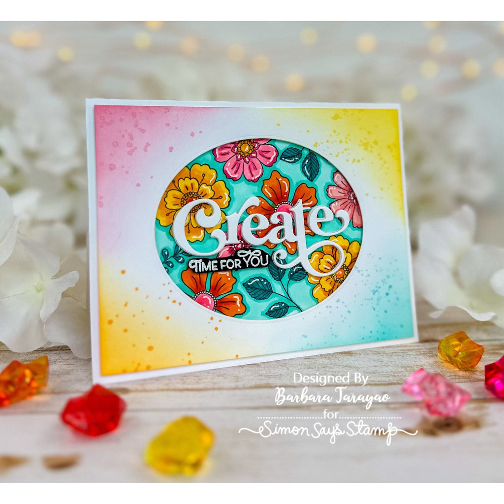 Simon Says Stamps and Dies and Fancy Create Bundle set808fc Sunny Vibes Create Card