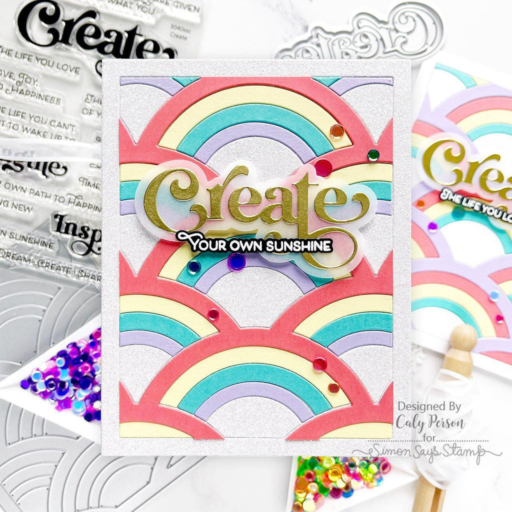 Simon Says Stamps and Dies and Fancy Create Bundle set808fc Sunny Vibes Create Card | color-code:ALT01